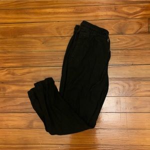 Old Navy Black Linen Drawstring Pants🖤